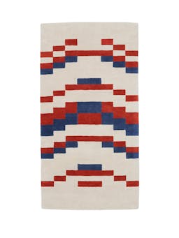 "Temple Berry by Anni Albers" pure silk rug  Christopher Farr Editions    - Collagerie