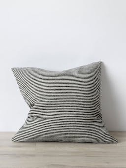 Mira linen cushion cover in Ellis stripe Interiors Cultiver    - Collagerie