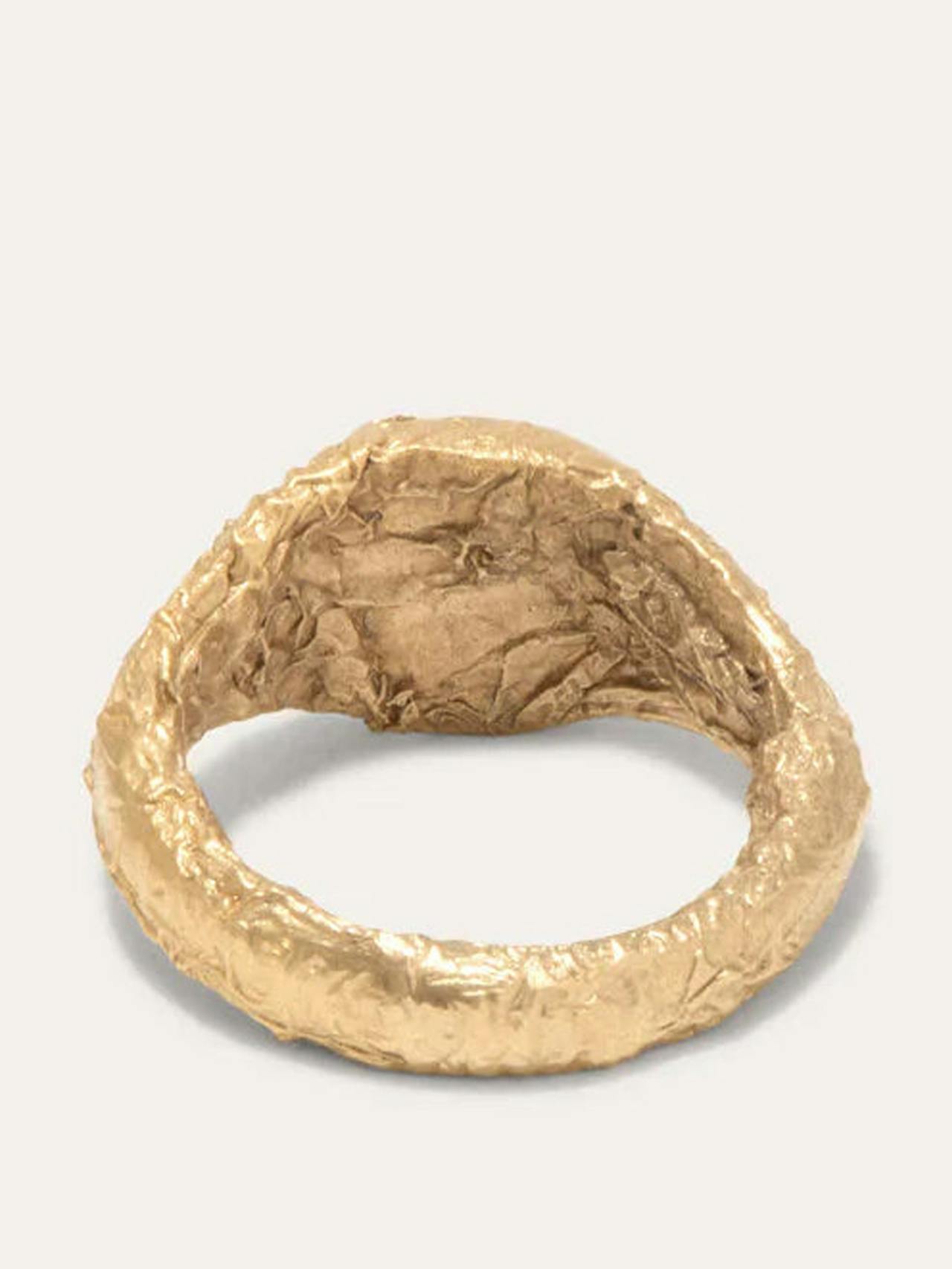 "Foil" gold vermeil ring - small Jewellery Completedworks    - Collagerie