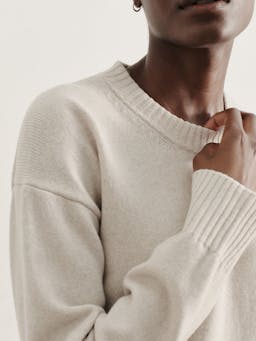 The Relaxed knit in lait Clothing Navygrey    - Collagerie