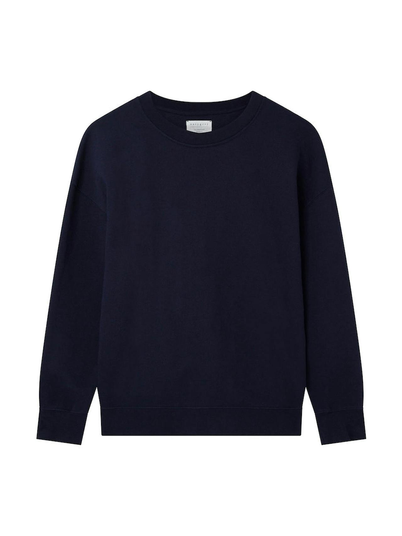The Relaxed-fit sweatshirt in true navy