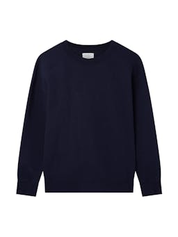 The Relaxed-fit sweatshirt in true navy Clothing Navygrey    - Collagerie