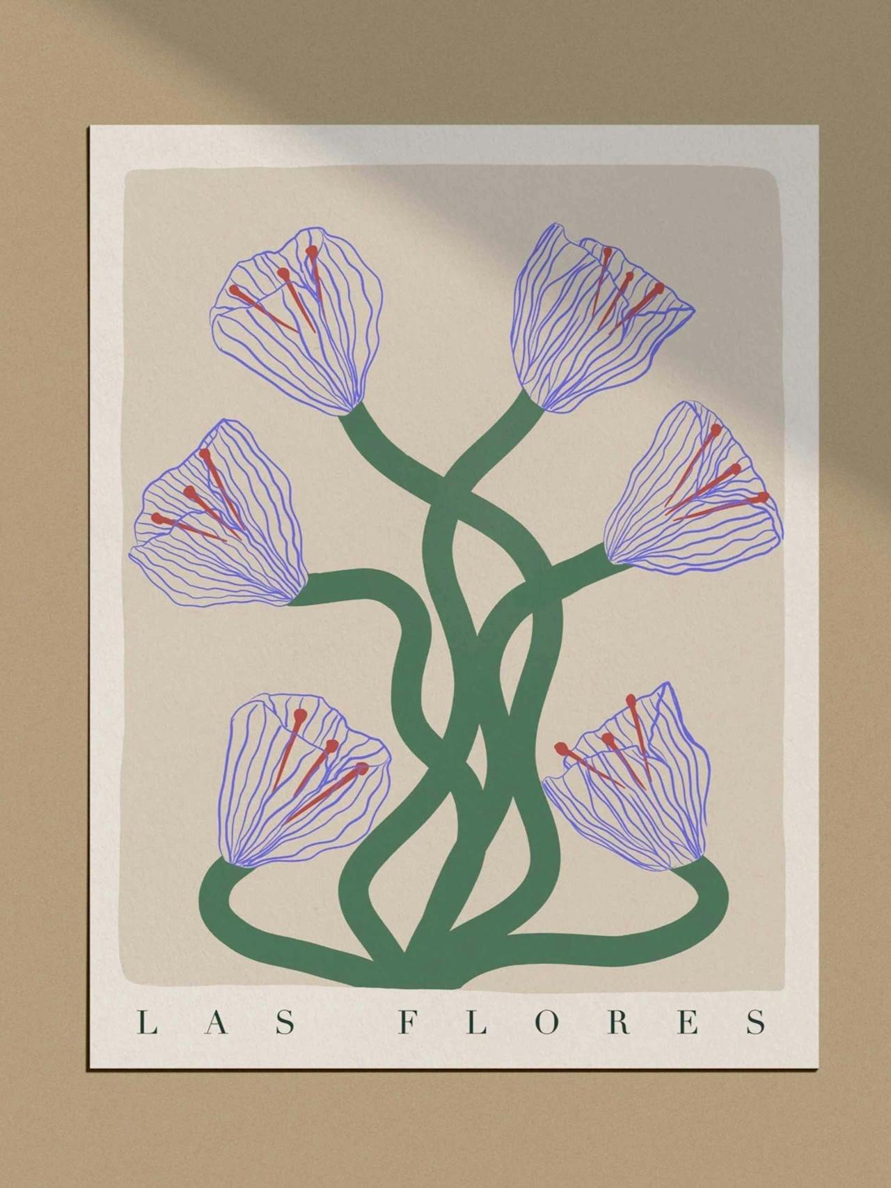 Print | 'Flowers' #07 Interiors Carla Llanos    - Collagerie