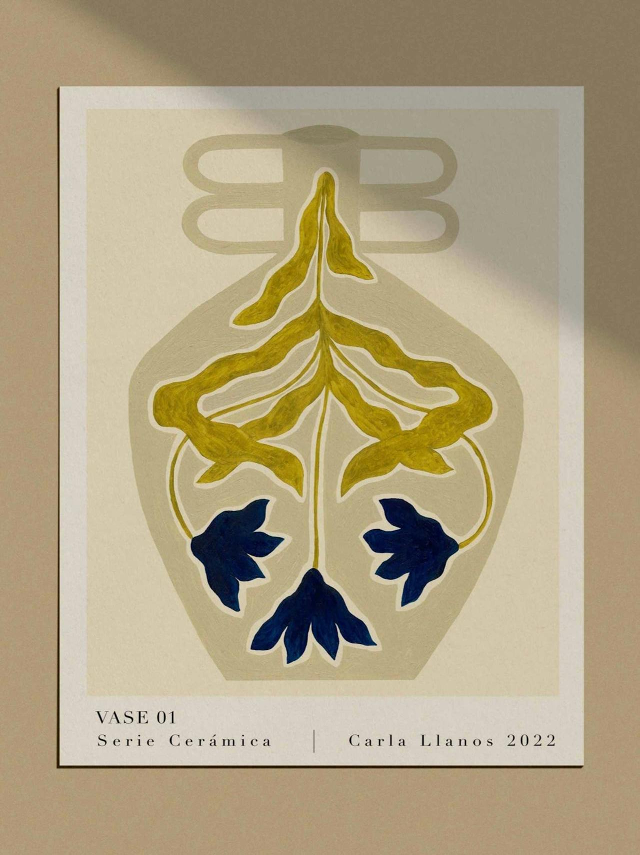 Print | 'Vase' #01 Interiors Carla Llanos    - Collagerie