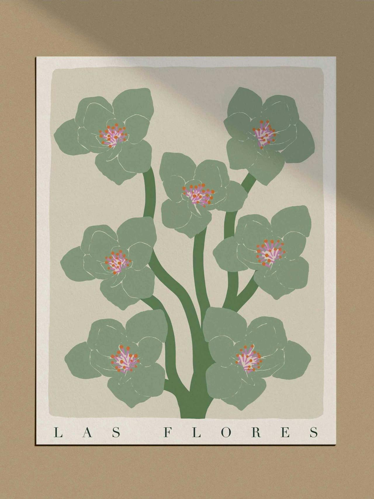 Print | 'Flowers' #08 Interiors Carla Llanos    - Collagerie