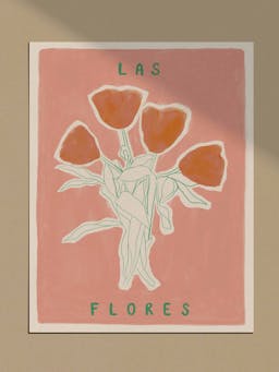 Print | 'Flowers' #01 Interiors Carla Llanos    - Collagerie