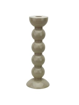 Tall bobbin candlestick in cappuccino Interiors Addison Ross    - Collagerie