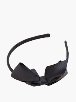 Charcoal black children's side-bow headband Kids Amaia    - Collagerie