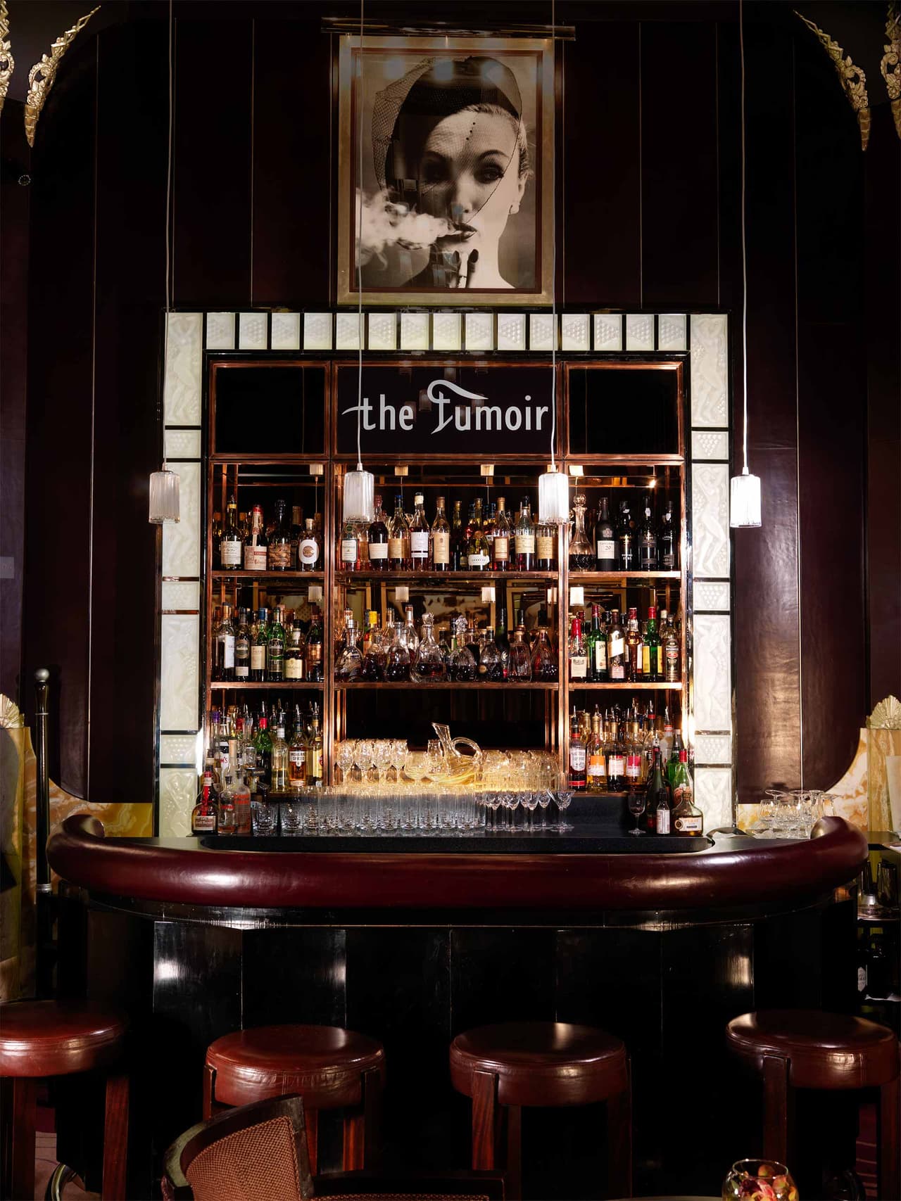 Image: The Fumoir at Claridge's