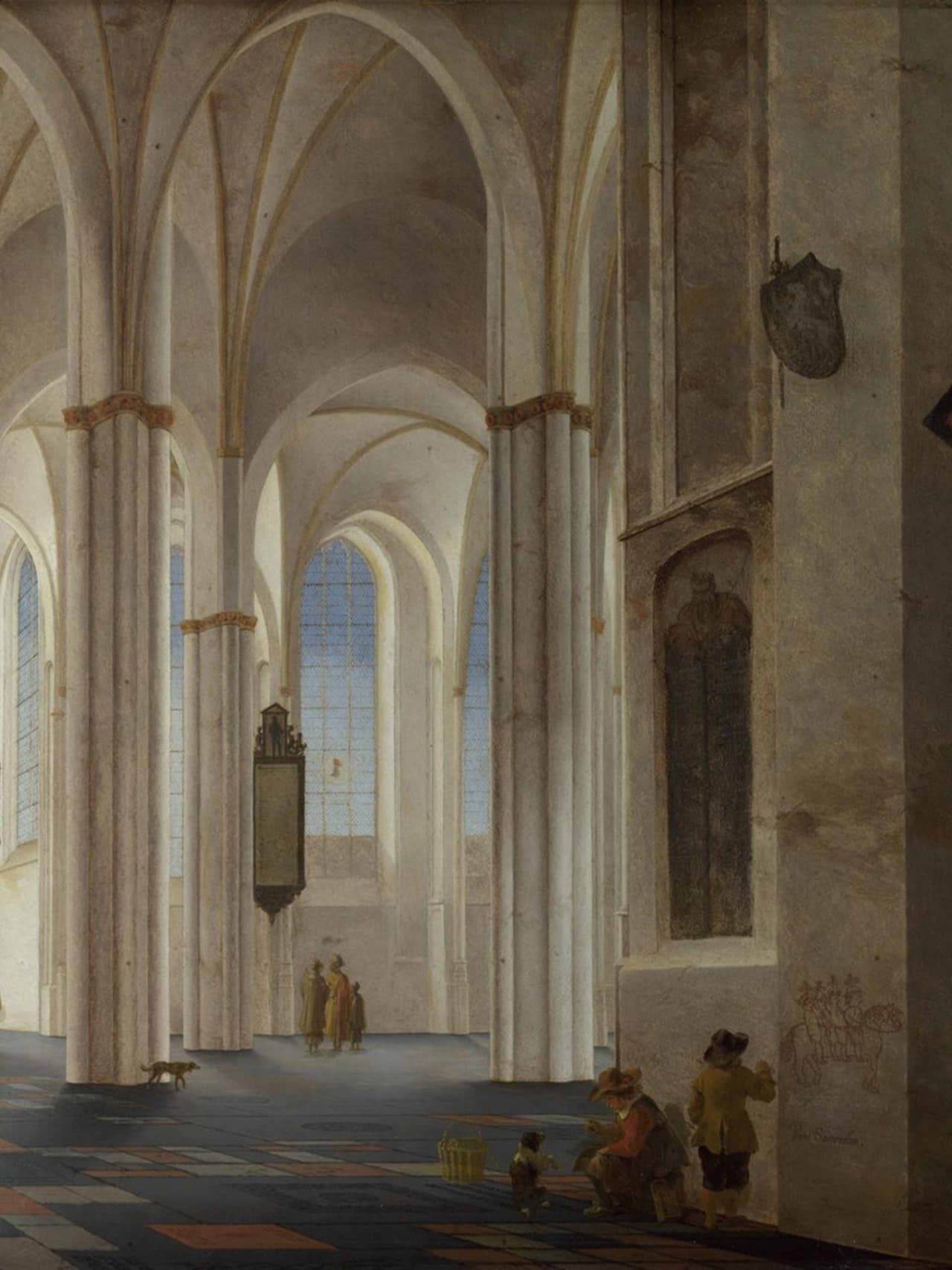 pieter-saenredam-the-interior-of-the-buurkerk-at-utrecht Image: Pieter Saenredam