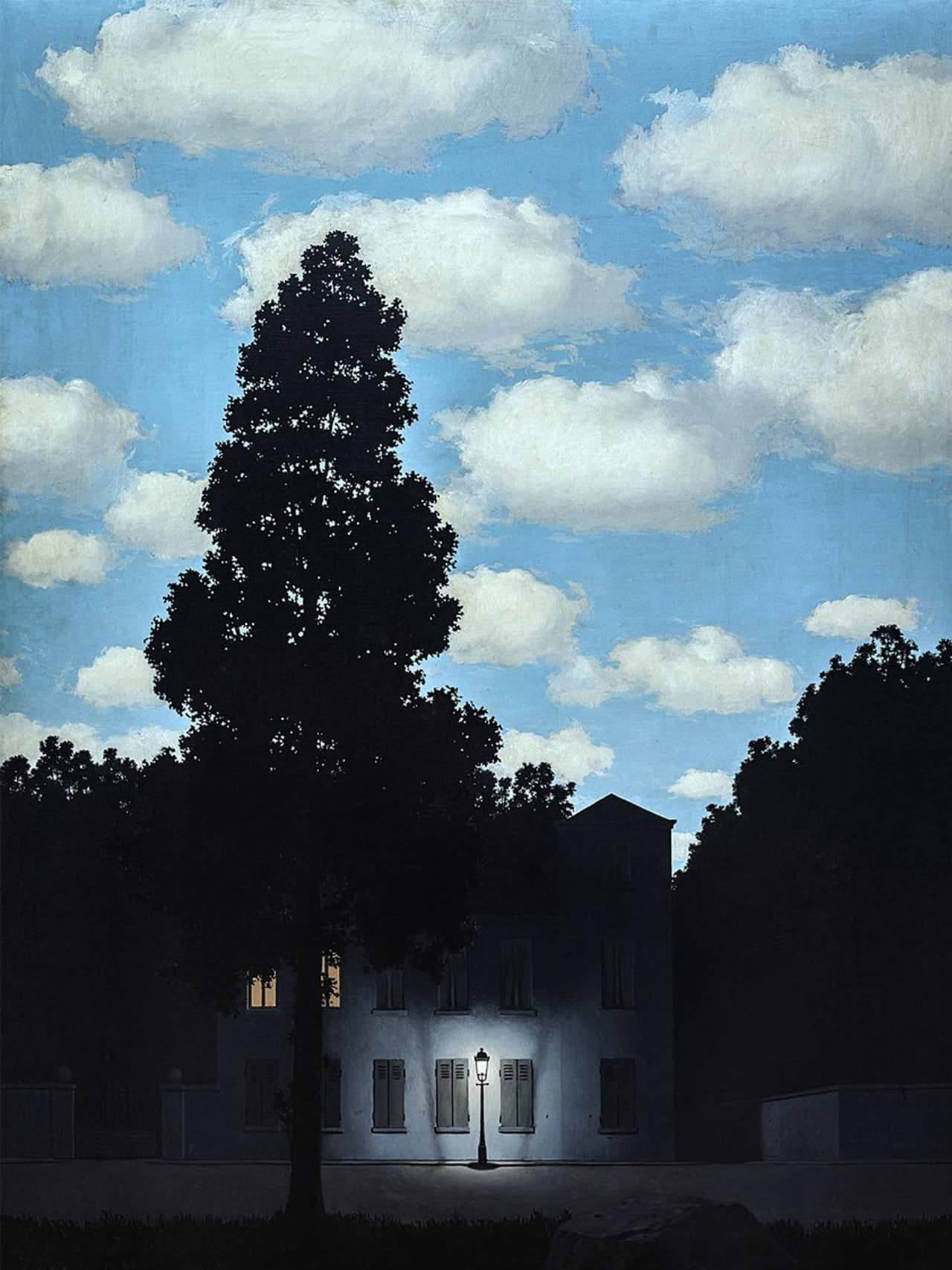 empire-des-lumieres-painting l’Empire des Lumières by René Magritte (1954)
